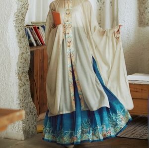 Chinese Ming dynasty hanfu - "mamian" skirt